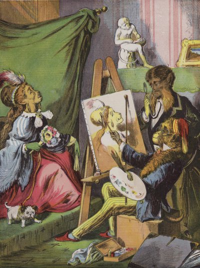 El pintor de retratos de English School